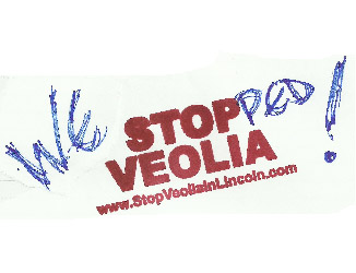 We stopped Veolia in Long Leys Lincoln